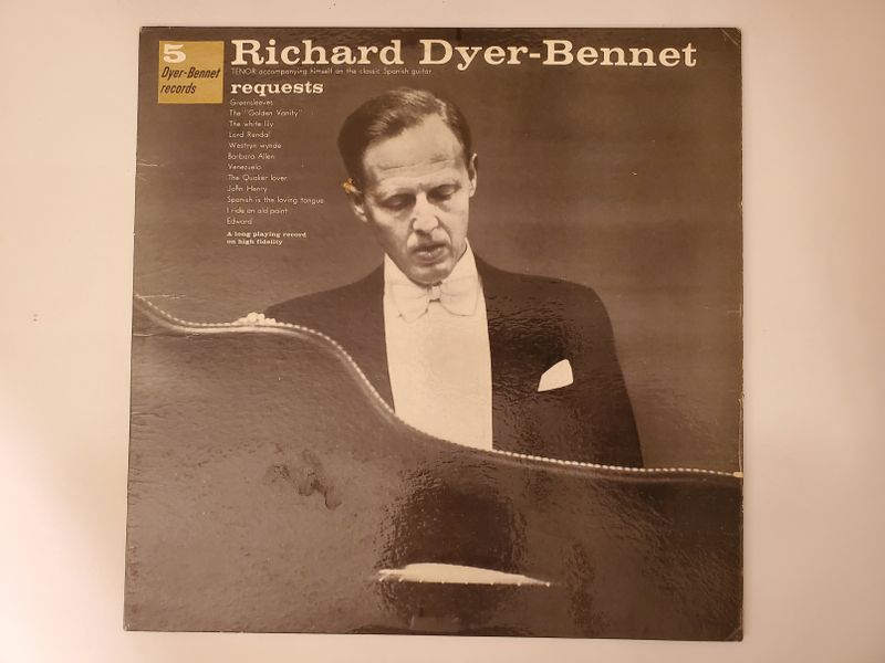 Richard Dyer-Bennet Requests vinyl record